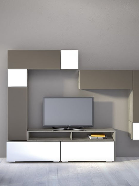 Wohnzimmer TV-Einheit Smart No 7A Weiß L272xB45xH200cm