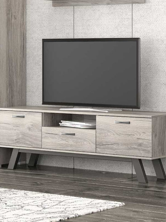Wohnzimmer TV-Einheit Gray L150xB44.5xH52cm