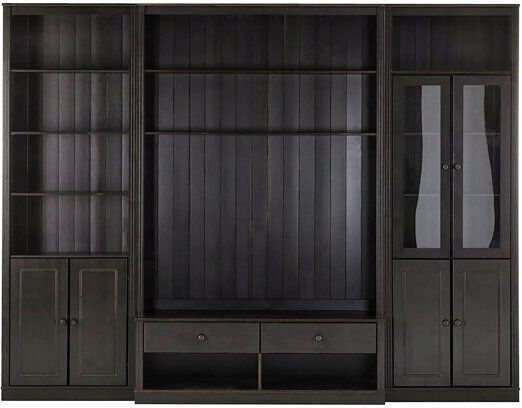 Saltoro 140 Wooden Living Room TV Unit with Showcase Brown