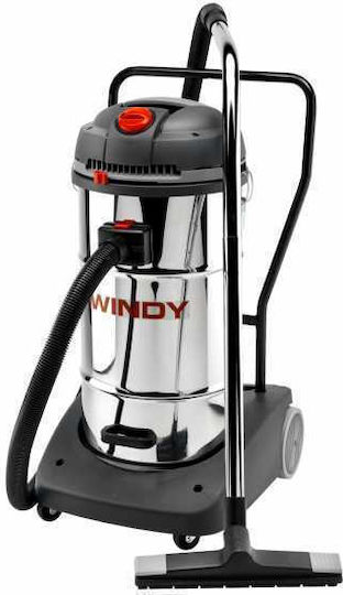 Lavor Windy 365 IR Nass-Trocken Staubsauger 3600W mit Edelstahl Behälter 8lt