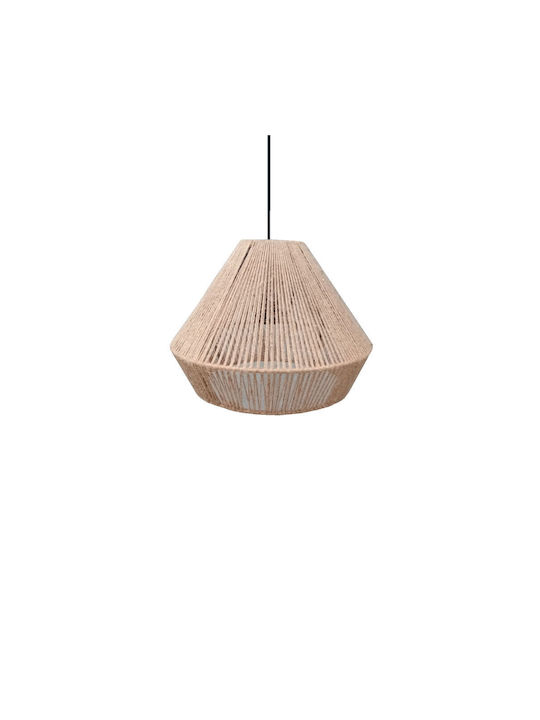 InTheBox Pendant Light Beige with Rope 35x35x26cm