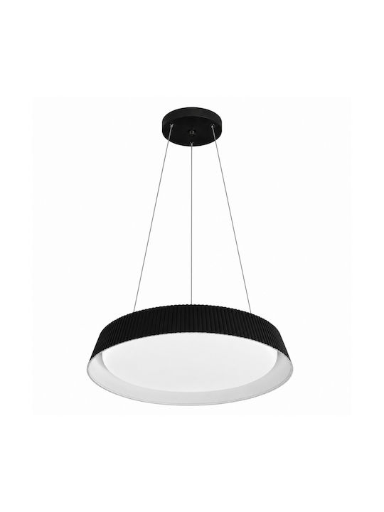 Spot Light Κρεμαστό Φωτιστικό Μαύρο LED με Ρυθμιζόμενο Λευκό Φως