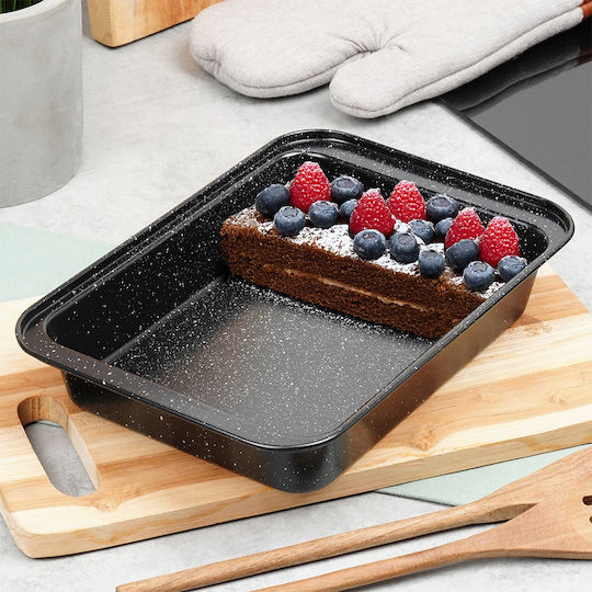 Orion Stainless Steel Baking Pan with Non-Stick Interior Coating 19x28cm