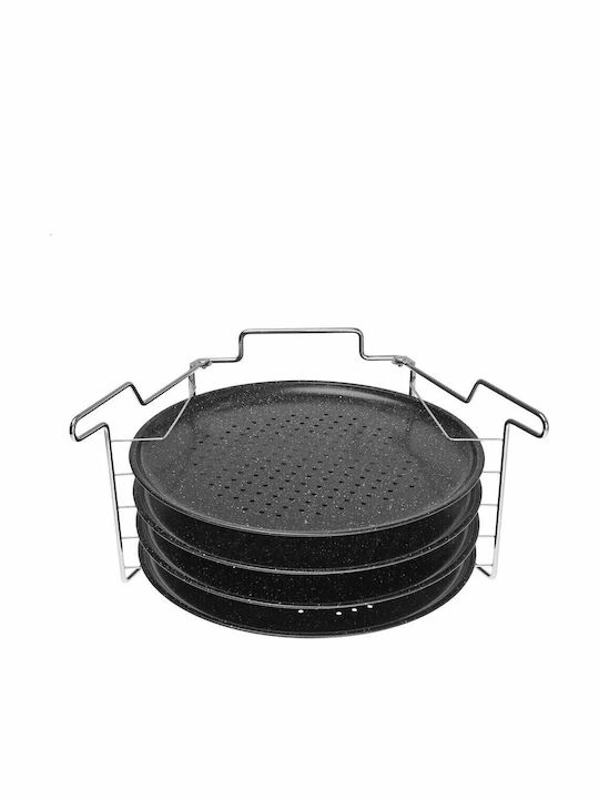 KING Hoff Backform Aluminium mit Antihaftbeschichtung 4 Stück