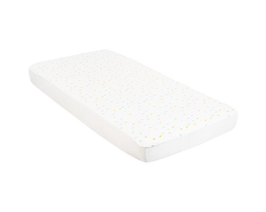 Kikka Boo Triangles Водоустойчив Бебешко матрак за люлка Памучен 60x120бр