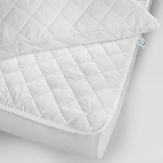 La Luna Impermeabil Protecție saltea pentru pat copii Antibacterian Bumbac capitonat cu bordură 70x140buc
