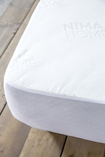 Nima Abbraccio Jacquard Wasserdichtes Baby Matratzenschoner Für Krippe mit Futter