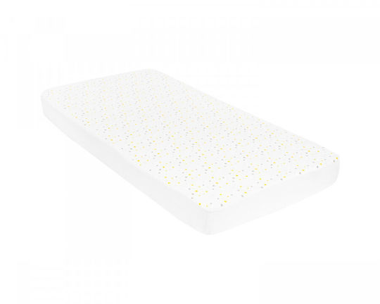 Kikka Boo Dots Impermeabil Protecție saltea pentru bebeluși Bumbac cu bordură 60x120buc