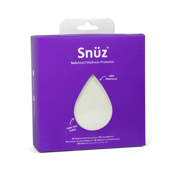 Snuz Snuzpod Fitted Waterproof Cradle Mattress Protector Cotton 75.5x40cm