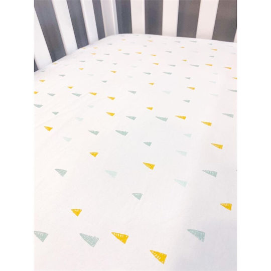 Kikka Boo Hedge Hugs Waterproof Baby Mattress Protector Cotton with Fitted Skirt 60x120x15cm