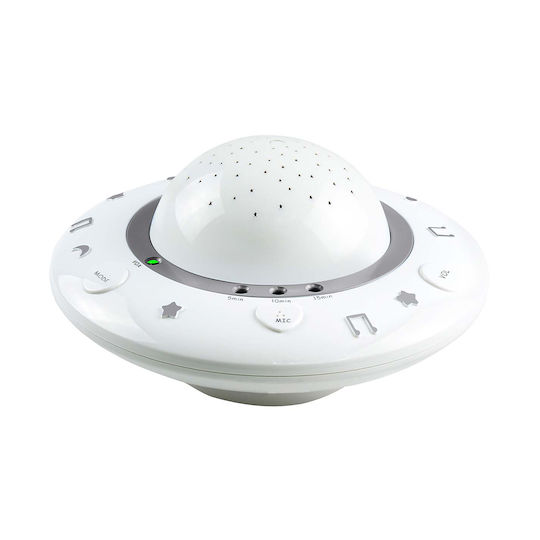 Alecto Baby LED Детски Осветителни Тела За Маса Проектор Бял