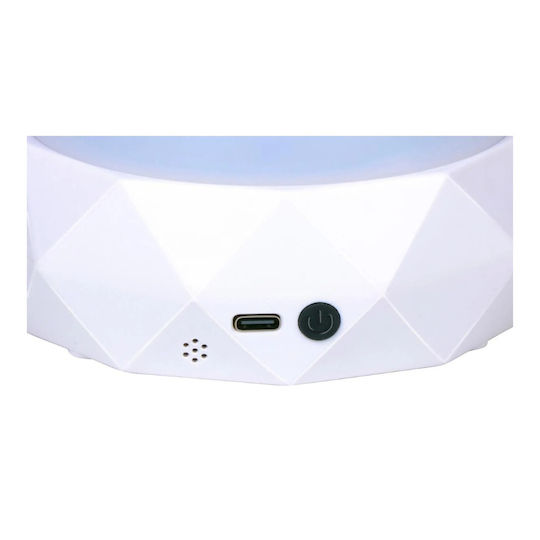 Grundig Led Παιδικό Φωτιστικό Projector Λευκό 11.5x11.5x9εκ.