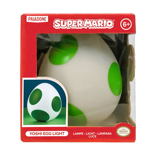 Paladone Kids Decorative Lamp Super Mario Bros Yoshi Egg Icon Light