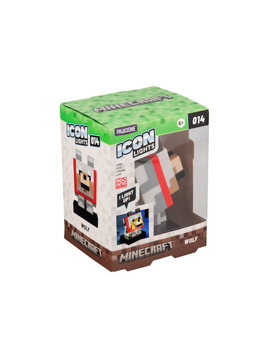 Minecraft Kinder Tischlampe Rotes 3cm
