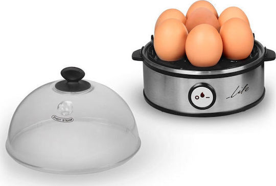 Life 7eggs Fierbător de Ouă 7 Locuri 360W Argint