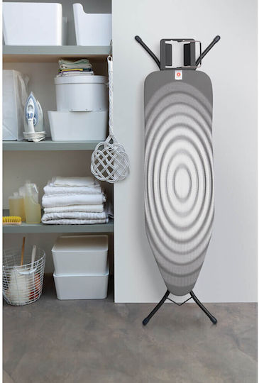Brabantia Titan Oval Ironing Board for Boiler System Foldable 124x38x96cm