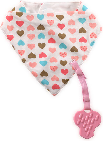 Lorelli Pink Girl Bandana Fabric with Hoop & Loop Fastener Pink Girl