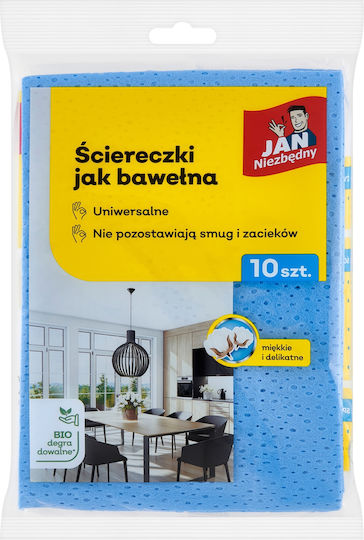 Jan Niezbędny Cleaning Cloths General Use 10 Pieces Soft Jan Niezbędny