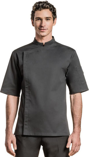 Clement Design Mantel Koch Unisex Schwarz mit Kurzärmelig Firenze
