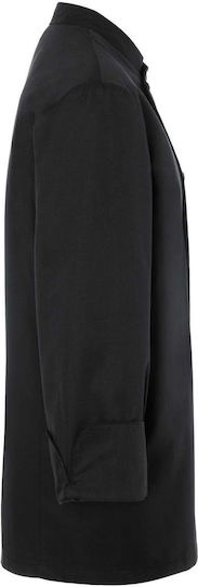 Karlowsky Σακάκι Σεφ Ανδρικό Μαύρο με Μακρύ Μανίκι JM 14