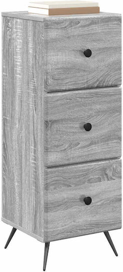 Sertar De Depozitare Din Lemn Cu 3 Sertare L33xL34.5xÎ90cm