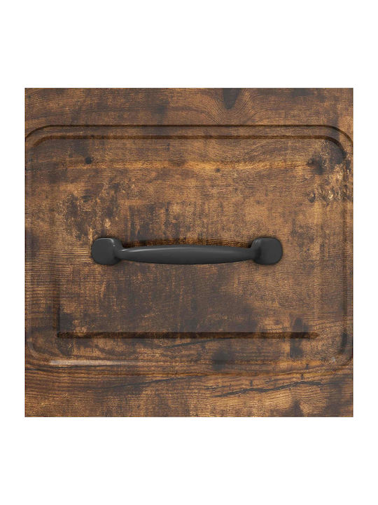 Wooden Storage Drawers with 3 Drawers L33xW34.5xH87cm