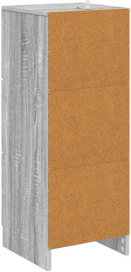 Sertar De Depozitare Din Lemn Cu 3 Sertare M33xL34.5xÎ87cm