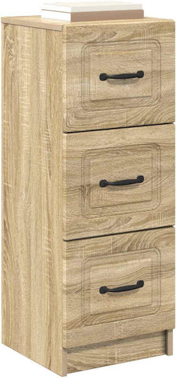 Sertar de Depozitare din Lemn cu 3 Sertare M33xL34.5xÎ87cm