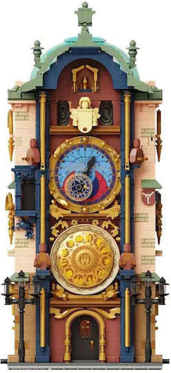 Pantasy Prague Astronomical Clock Model Kit Building Block 2441 Pieces