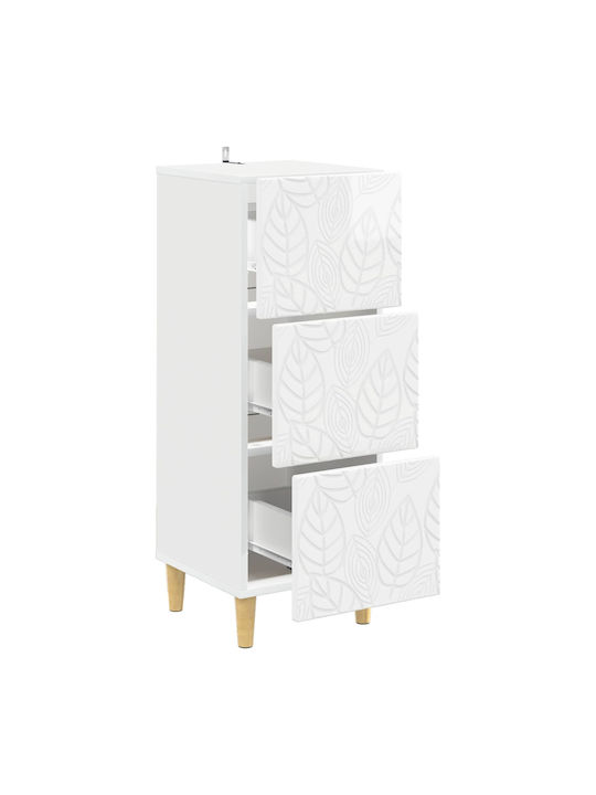 Wooden Storage Cabinet L33xW34.5xH90cm