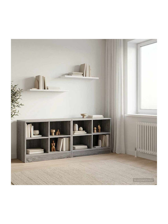Wooden Storage Shelf Unit L66xW33xH48cm