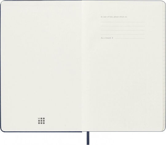 Moleskine Classic Planner 2026 2027 Weekly Notes 18 Month Blue Large 13x21 Hard Cover 8056999279783