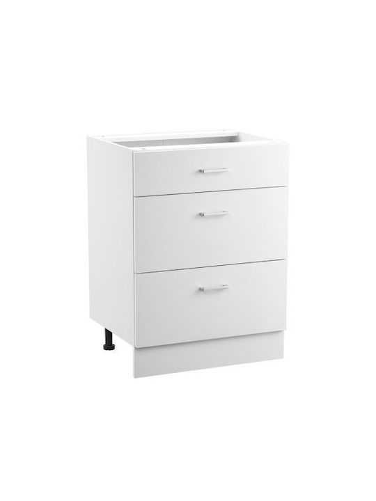 Vevor Small Storage Furniture Shaker Base Cabinet 24 Inches Width X 19 Inches Depth X 32 Inches Height Ready To Assemble 3 Drawers
