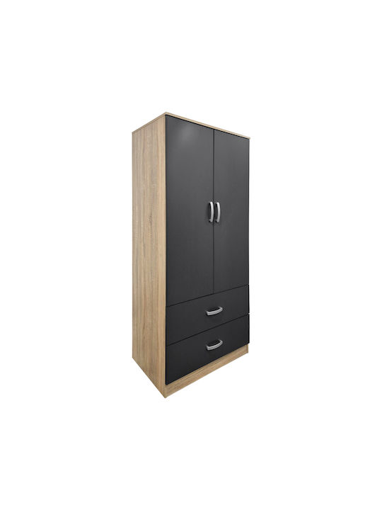 Pakketo Decorative Black Windo Silhouette Made of Metallic 50x1.5x50cm