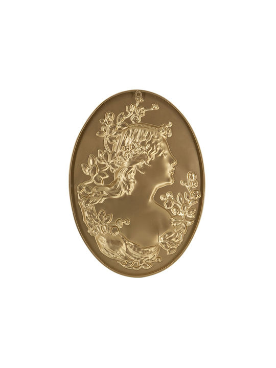 Artekko Wall Decor Solis Gold Made of Metallic 55x4.2x40cm
