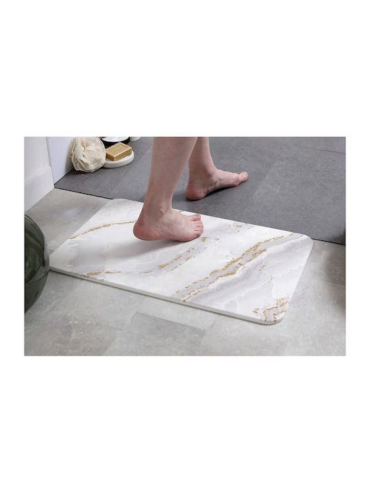 Неслизащо Бански килим Правоъгълена T-d Marble 7800602 Marble 39x60бр