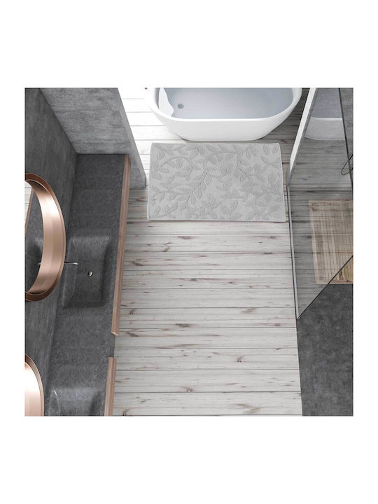 Das Home Bath Mat Cotton 0628 420750800628 Grey 50x80cm