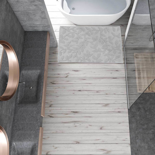 Das Home Бански килим Памук Правоъгълена 0628 420750800628 Сив 50x80бр