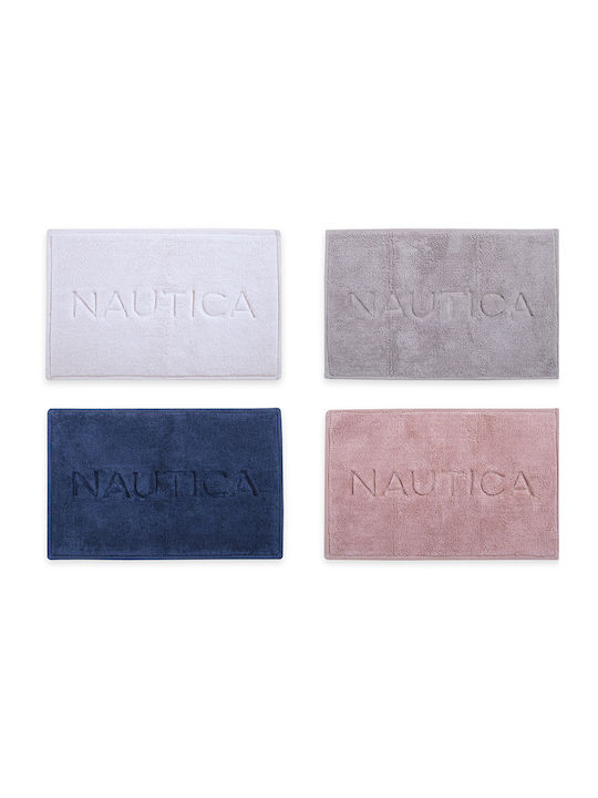 Nef-Nef Homeware Bath Mat Cotton Nau Coast Grey (036660) 50x80cm