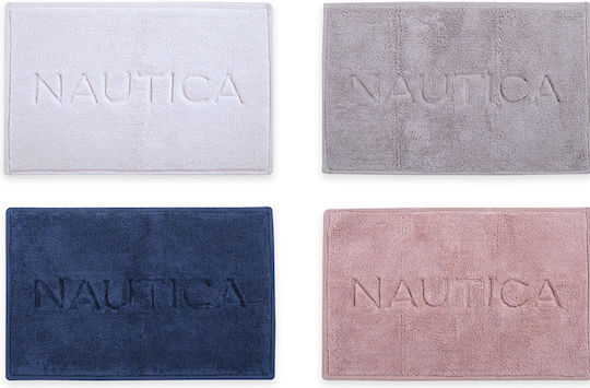 Nef-Nef Homeware Бански килим Памук Правоъгълена Nau Coast Grey (036660) 50x80бр