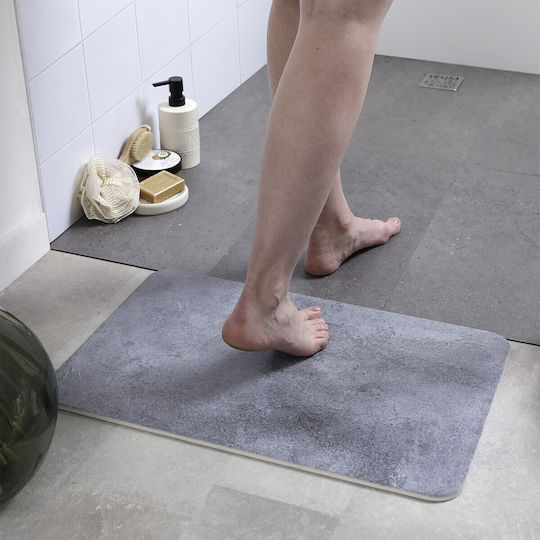 Non-Slip Bath Mat T-d Concrete 7800618 Concrete 39x60cm