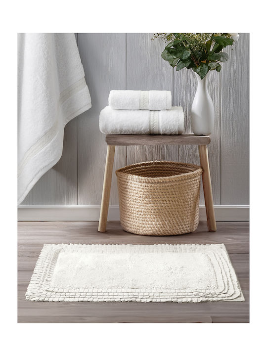 Nima Bath Mat Cotton 36571 Ivory 50x80cm