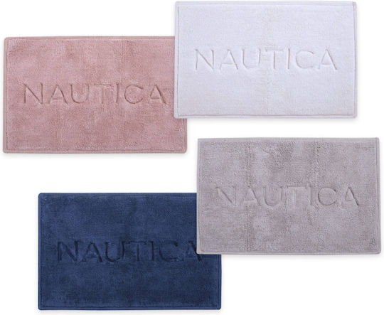 Nef-Nef Homeware Бански килим Памук Правоъгълена Nau Coast Grey (036660) 50x80бр