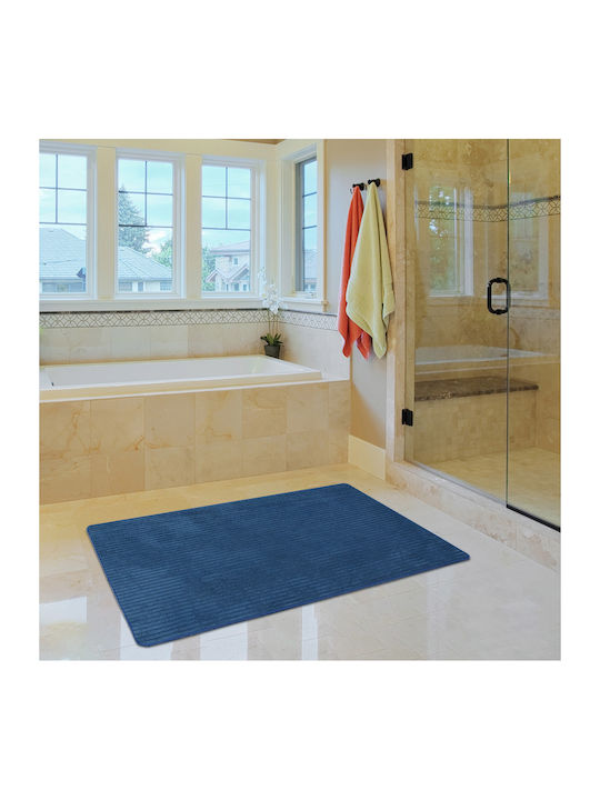 San Lorentzo Bath Mat Sl8025-1 8025 Blue 50x80cm
