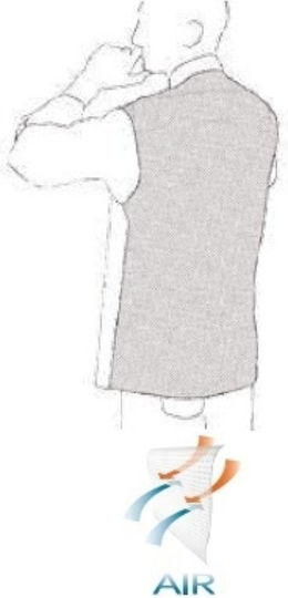 Egochef Coat Chef 100% Microfiber White with Long Sleeve Ottavio