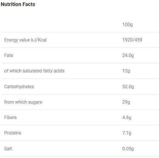 Fit Spo Енергийна Бар Овес Ядки Флапджак с Шоколад Ядки и Плодове 100гр