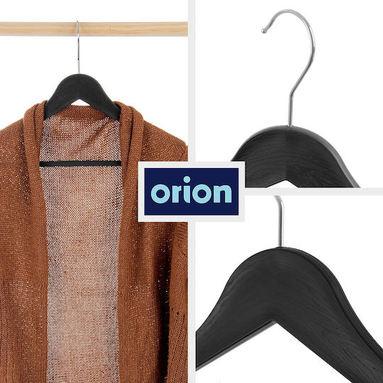 Orion Kleiderbügel Schwarz 3Stück