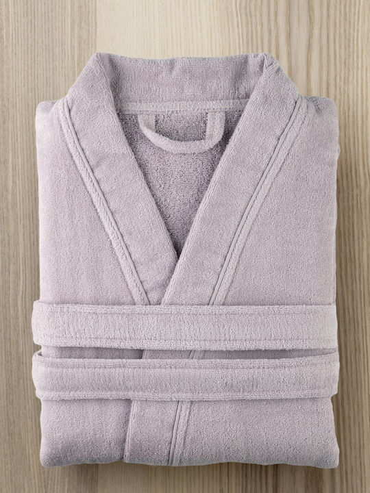 Nima Μπουρνούζι με Γιακά Dusty Lilac 250gr/m²