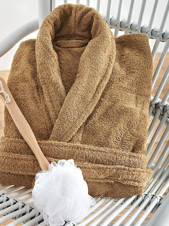 SB Home Collar Bathrobe Beige