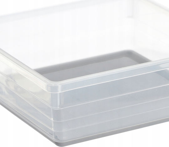 Kis Sistemo 6 Kunststoff Aufbewahrungsbox Transparent 15x15x5cm 1Stück
